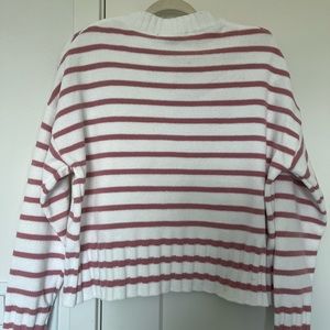 Chenille crew pullover sweater